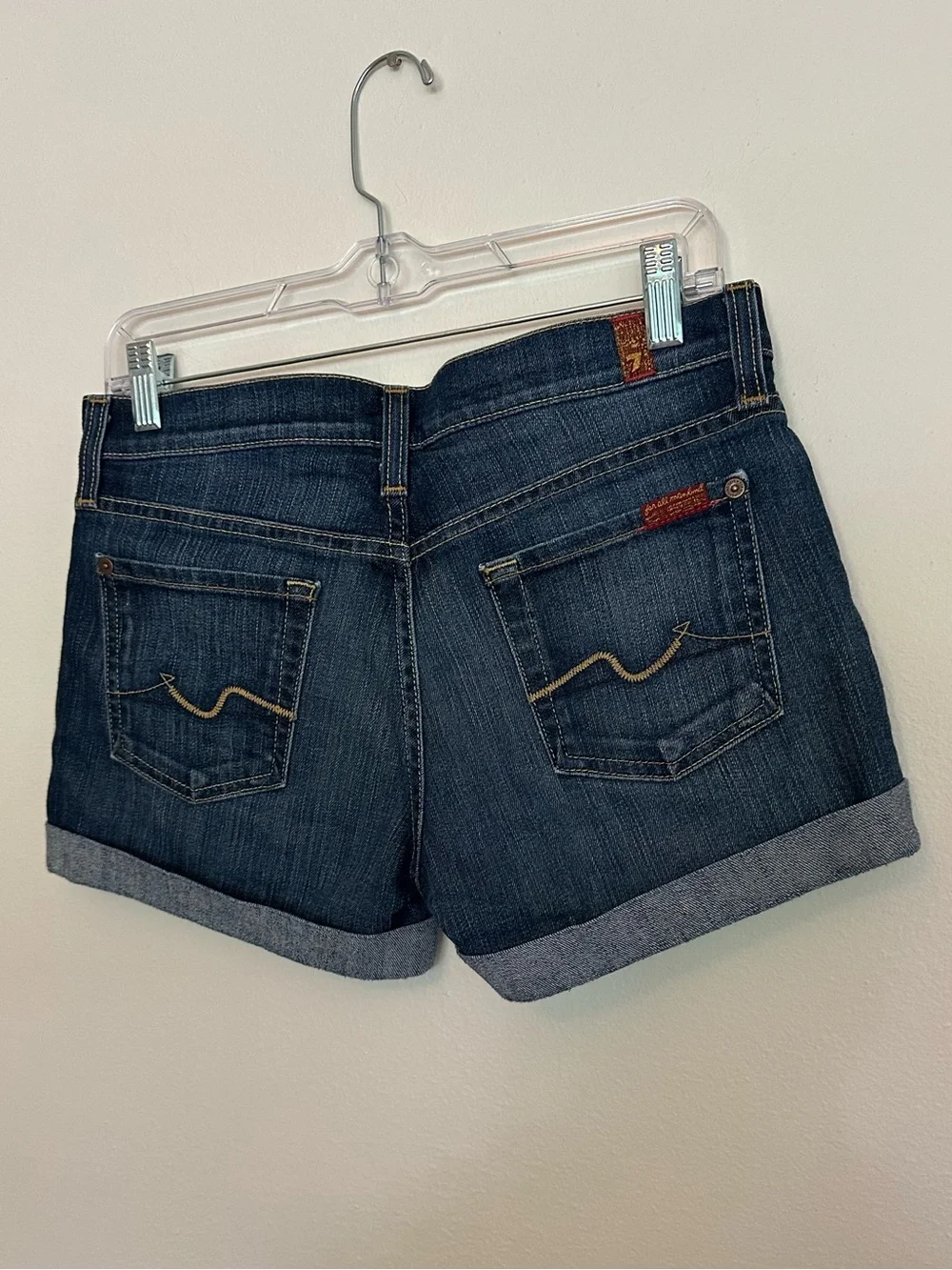 7 for all mankind short shorts size 26